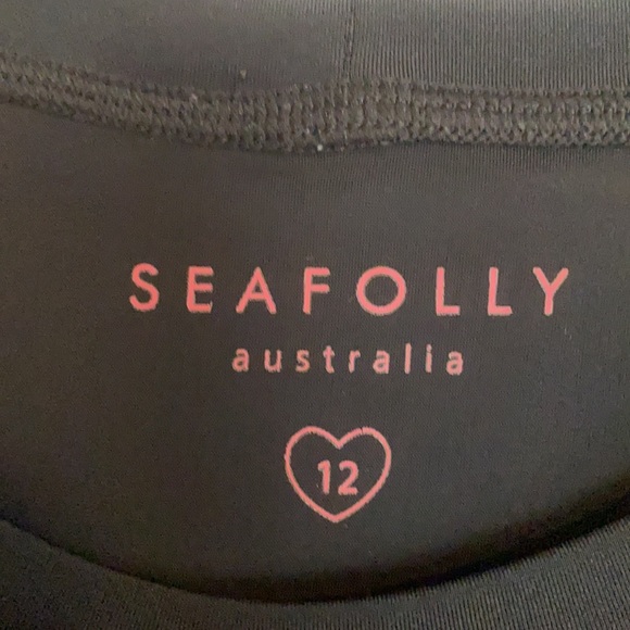 Seafolly girls size 12 rash guard, swim shirt, uv protection - Picture 2 of 3